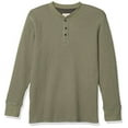 thumbnail image 2 of Wrangler Authentics Men's Long Sleeve Waffle Henley,, Sea Spray, Size X-Large, 2 of 5