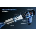 thumbnail image 6 of 5-in-1 Cordless Vacuum: 15000PA Suction, Blower, Sealer, Air Pump & Escape Hammer, 6 of 13