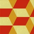 thumbnail image 1 of Ahgly Company Machine Washable Indoor Square Transitional Bold Yellow Area Rugs, 7' Square, 1 of 7