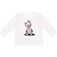 thumbnail image 3 of Inktastic Chinese Crested Boys or Girls Long Sleeve Toddler T-Shirt, 3 of 5
