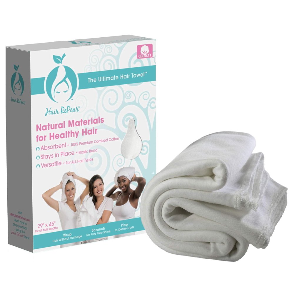 Hair RePear Ultimate Hair Towel Anti Frizz Absorbent Premium Cotton