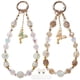 thumbnail image 1 of Abalorios para teléfono ANROFA, correa de pulsera de cristal con cuentas en forma de mariposa, 1 of 7