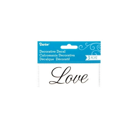 - Decorative Word Decals: Small Matte Black Script