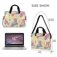 thumbnail image 3 of FORMRS 16" Laptop Bag Carrying Sleeve Case with Handle Travel Shoulder Briefcase, Neon Skates, 3 of 8