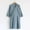 #373-Blue, variant on Wowcloth Men's 3/4 Sleeve V-Neck Robe, Lightweight Breathable with Pockets and Tie Belt, Casual Loungewear for Home and Summer