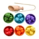 thumbnail image 2 of tazas Juguete Montessori Juguete de aprendizaje preescolar Juego de clasificación de colores Motor 18 bolas 6 tazas y cuchara de, 2 of 9