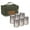 Green, variant on Portable Stainless Steel Spice Shaker Seasoning Condiment Dispenser (6 Pcs Set)