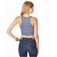 thumbnail image 2 of Aeropostale Womens Dotted Tank Top, Blue, Juniors, Medium, 2 of 3