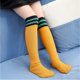 thumbnail image 3 of Qarigey Calcetines de tubo medio Transpirable Algodón puro Buena retención de calor Medias Diseño de rayas Absorbente de sudor para niños Medias tipo 42 Qarigey AP009517-42, 3 of 6