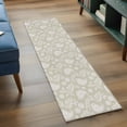 thumbnail image 3 of Yellow Paisley 2'x6' Runner Rugs for Hallway Kitchen Bedside Non Slip Washable, Ethnic Vintage Floral Botanical Abstract Entryway Rug Runners with Rubber Backing, Long Carpet Runner for Laundry Room, 3 of 8