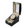 Automatic Watch Winder Box Luxury Wooden Storage Case-4