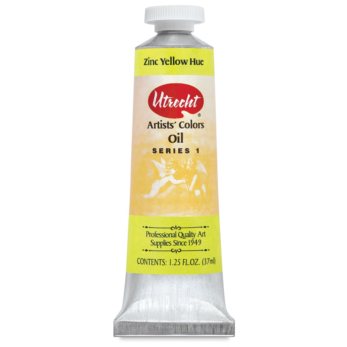Utrecht Artists' Oil Paint Zinc Yellow Hue, 37 ml tube