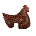 thumbnail image 3 of Chicken Fence Decoration Funny Farm Sculpture Chicken Decorations for Home Garden Stairs,Farm,Patio,Backyard,Resin Craft Chicken Wiht Garden Figurine Statue,1 pcs, 3 of 9