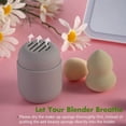 thumbnail image 3 of Makeup Sponge Holder, Cosmetic Blender Silicon Travel , Makeup Puff Ball Carrying Box (Not Including Cosmetic Eggs), 3 of 9