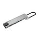 thumbnail image 1 of Adaptador de puerto Ethernet 8 en 1 USB C Hub 100m para computadora portátil Macbook Notebook, 1 of 6