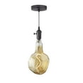 thumbnail image 4 of Bulbrite 810177 4W 2200K Jewel Natural Shape Grand Filament LED Bulb with White Marble Pendant & String, Antique, 4 of 7