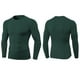 thumbnail image 4 of pstuiky camisas de manga larga para hombre, Mallas deportivas de manga larga para hombre, informales, de color liso, para correr y hacer ejercicio, de alta elasticidad. salir tops s, 4 of 6