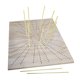 thumbnail image 2 of Tablero de bloques de ganchillo con 10 pines, tablero de agujeros de 30x30 cm, regalos para madres, abuelas, tablero de madera para principiantes para Cuadrado BLESIY Tablero de bloqueo de ganchillo, 2 of 8