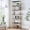 Black & Gold, variant on HOMISSUE Tall Bookshelf, 84 Inch  Bookshelf with Metal Frame and Open Shelves, 7 Tier Metal Bookshelves and Bookcases, Rustic Tall Book Shelf for Office, Living Room and Bedroom, Black