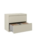 thumbnail image 6 of Hirsh 36-in Wide HL8000 Series Metal 2 Drawer Lateral File Cabinet Putty/Beige, 6 of 9