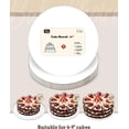thumbnail image 5 of EcoNesxp Cake Pieces Pack Food Grade Cardboard Cake Rounds 1.5 Inch Round Great for Baking Sturdy Corrugated Cake Base Cake Board DIY, 5 of 5