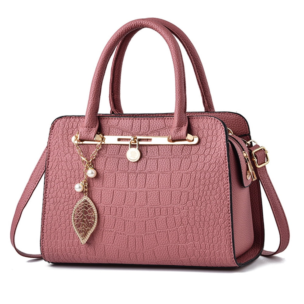 Women's Genuine Leather Purses and Handbags, Satchel Tote Shoulder Bag