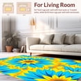 thumbnail image 2 of ODIKA 4'x6' Machine Washable Non-Slip Area Rug, Vibrant Watercolor Splash Abstract Artistic Decorative High Traffic Rug with Pad, Orange, 496176, 2 of 8