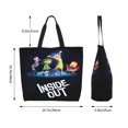 thumbnail image 6 of Inside O-u Totes Bag Shopping Shoulder Bags for Women Foldable Travel Work Large Reusable Portable Grocery Bag, 6 of 8