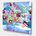 thumbnail image 3 of Designart ' Wildflowers and Vibrant Wild Spring Leaves XIII ' Modern Canvas Wall Art Print, 3 of 4