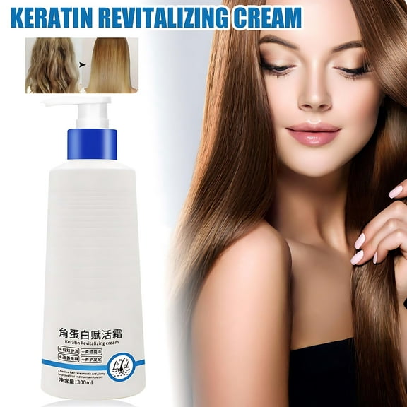 HYLLai Keratin Revitalizing Hair Conditioner, Frizz Control & Damage Repair, 300ml