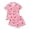 C39 Pink, variant on Curuila Toddler Girls Halloween Pajamas Set Short Sleeve Hallowmas Cartoon Print Lapel Button Down Pjs Tops With Shorts For Party Fashionable Homewear Black Size 3-4 Years