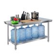 thumbnail image 3 of Stainless Steel Work Table | 24x20x31 Inches Household Stainless Steel Prep Table | Legs Adjustable Table Restaurant Appliances for Cafeterias, Clean Rooms, Hotels, 3 of 9