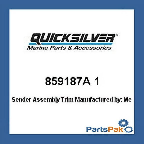 Mercury - Mercruiser 859187A 1 Mercury Quicksilver 859187A 1 Sender Assembly Trim-