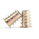 thumbnail image 5 of 20 tuercas para muebles con cabeza hexagonal de aleación de zinc M8 de 20 mm con rosca para inserción de madera, 5 of 9
