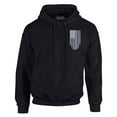 thumbnail image 2 of Thin Blue Line TBL-H-BLACK-3X Mens Honor & Respect Flag Hoodie, Black - 3XL, 2 of 3