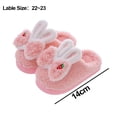 thumbnail image 2 of Zapatillas de casa lindas para niña, zapatillas interiores cómodas, zapatillas de algodón de invierno, 2 of 6