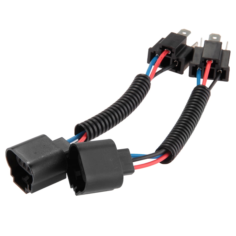 2x H4/9003/HB2 to H13/9008 Conversion Cable Wire Connector Adapter Plug Harness - Walmart.com