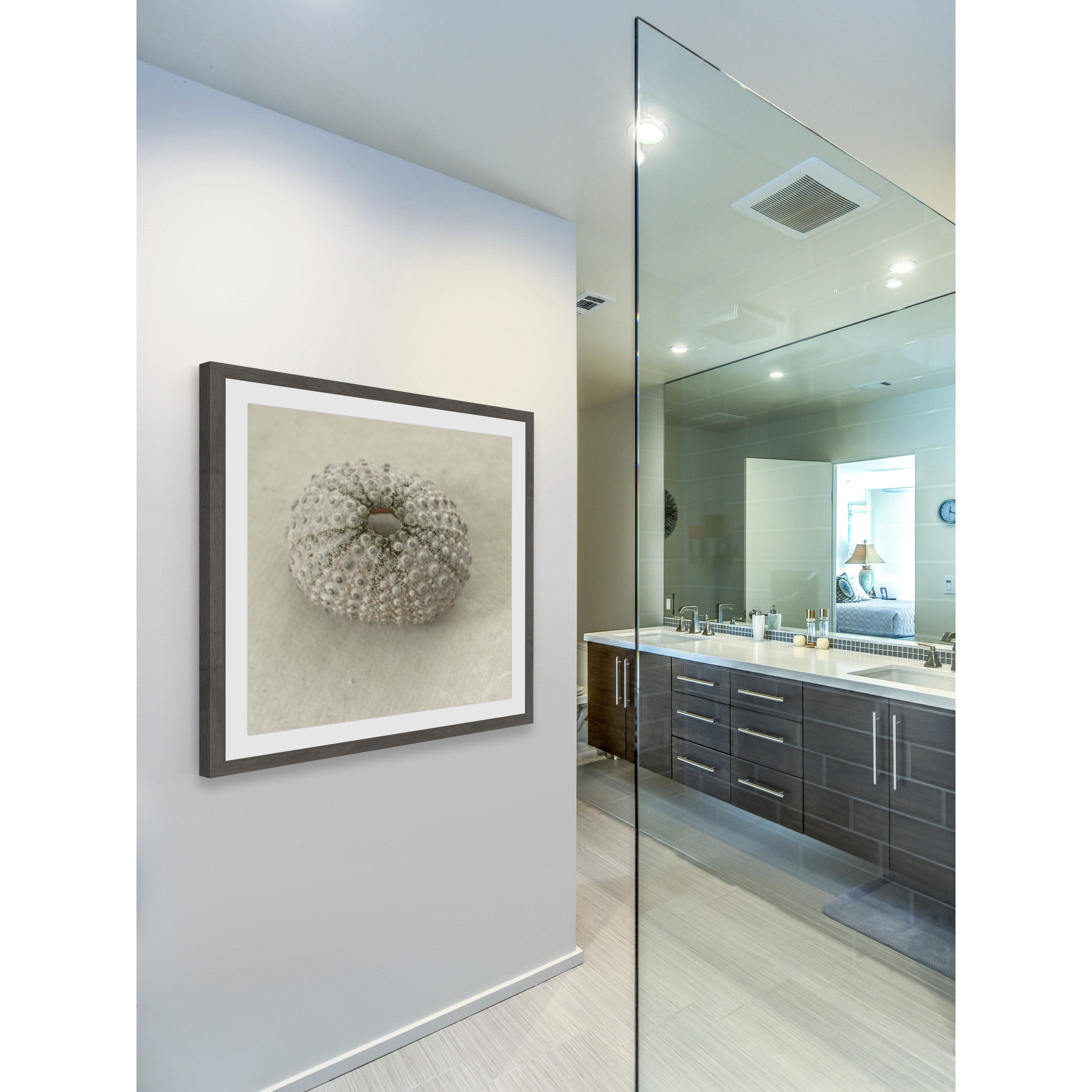 "Pearl Urchin Shell" Framed Painting Print