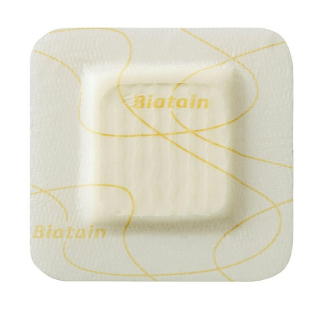Thin Silicone Foam Dressing Biatain® Silicone Lite 5 X 5 Inch Square