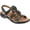 Peacock Python Leather, variant on Revere Toledo - Women's Backstrap Sandal