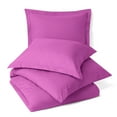 thumbnail image 3 of Hearth & Harbor 3-Piece Orchid Purple Duvet Cover Set, California King, 3 of 5