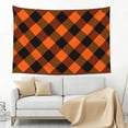 thumbnail image 4 of Halloween Tapestry halloween Decor, plaid halloween Halloween Decorations Wall Tapestry Aesthetic, Tapestry Wall Hanging for Bedroom, Livingroom, Dorm Decor - 60x40in, 4 of 6