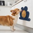 thumbnail image 5 of Frog Shaped Silicone Pet Lick Mat Multi-Texture Slow Feeder Tray Anti-Anxiety Suction Feeding Pad For Dogs Cats Wet Food Feeding(Dark Blue-20cm), 5 of 5