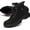 Black, variant on Men's and women's Steel Toe Work Boots – Lightweight Waterproof Safety Shoes with Microfiber leather Construction