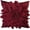 Burgundy, variant on 3D Sunflower Decorative Throw Pillow Covers for Bed Sofa Couch Car, Accent Floral Taffeta Cushion Cover, Handmade Pillow Cases Living Room Decor, 17x17 Inch-Beige/Taupe