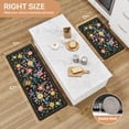 thumbnail image 5 of KUETH Kitchen Mats for Floor, Kitchen Rug with Anti Fatigue, Non Slip Washable Kitchen Rug, Set of 2 Kitchen Mat 17"x47"+17"x30", Runner Rug with Waterproof for Bathroon and Bedroom, 5 of 8