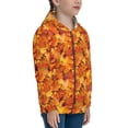 thumbnail image 5 of Kdxio Autumn Maple Leaf Pile Pattern Kids Boys Girls Zip Up Hoodie 3D Printed Hooded Sweatshirt Hoody Coat with Pocket 7-12 Y-Small, 5 of 6