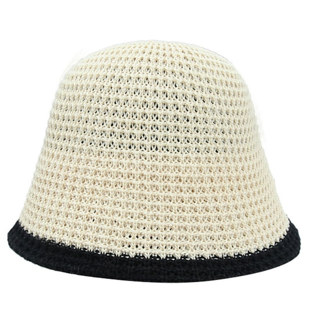 Sombrero de pescador plegable con circunferencia de 58-60 cm, sombrero de protección solar para mujer, sombrero de pescador sencillo a juego con colores