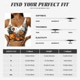thumbnail image 2 of Sports Bras for Women Workout Tank Tops, Halloween Trick or Treat Art Running Vest with Removable Cups, 2 of 7