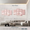 thumbnail image 4 of Elephant Stock Blush Pink Dream Wall Art - Horizontal Multi Panel Canvas - Bedroom Wall Decor - Inspirational And Typography Multi Panel - Pink And White Decor By Urban Epiphany - 84" x 54", 4 of 8